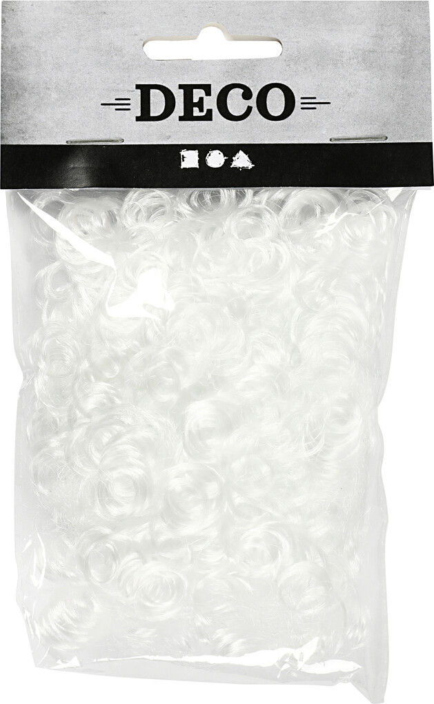 Krølhår - Hvid - 15 G