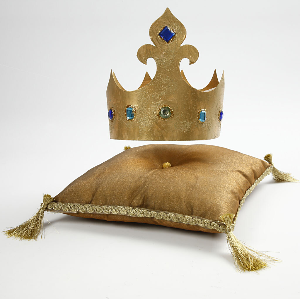 Kroner - H 10-16 5 Cm - L 60 Cm - 230 G - Hvid - 5 Stk