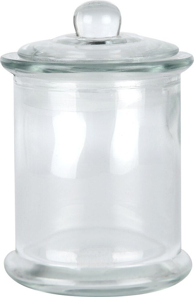 Krukke Med Låg - H 14 5 Cm - Ø 8 Cm - 10 Stk