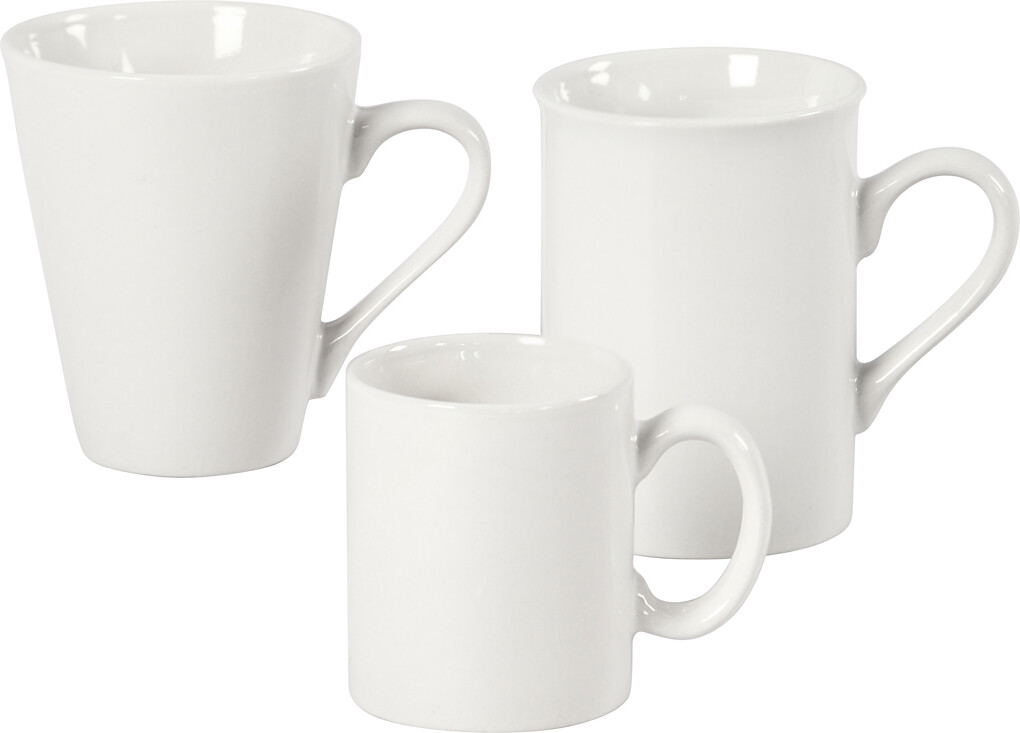 Krus - H 7-10 Cm - Hvid - 48 Stk