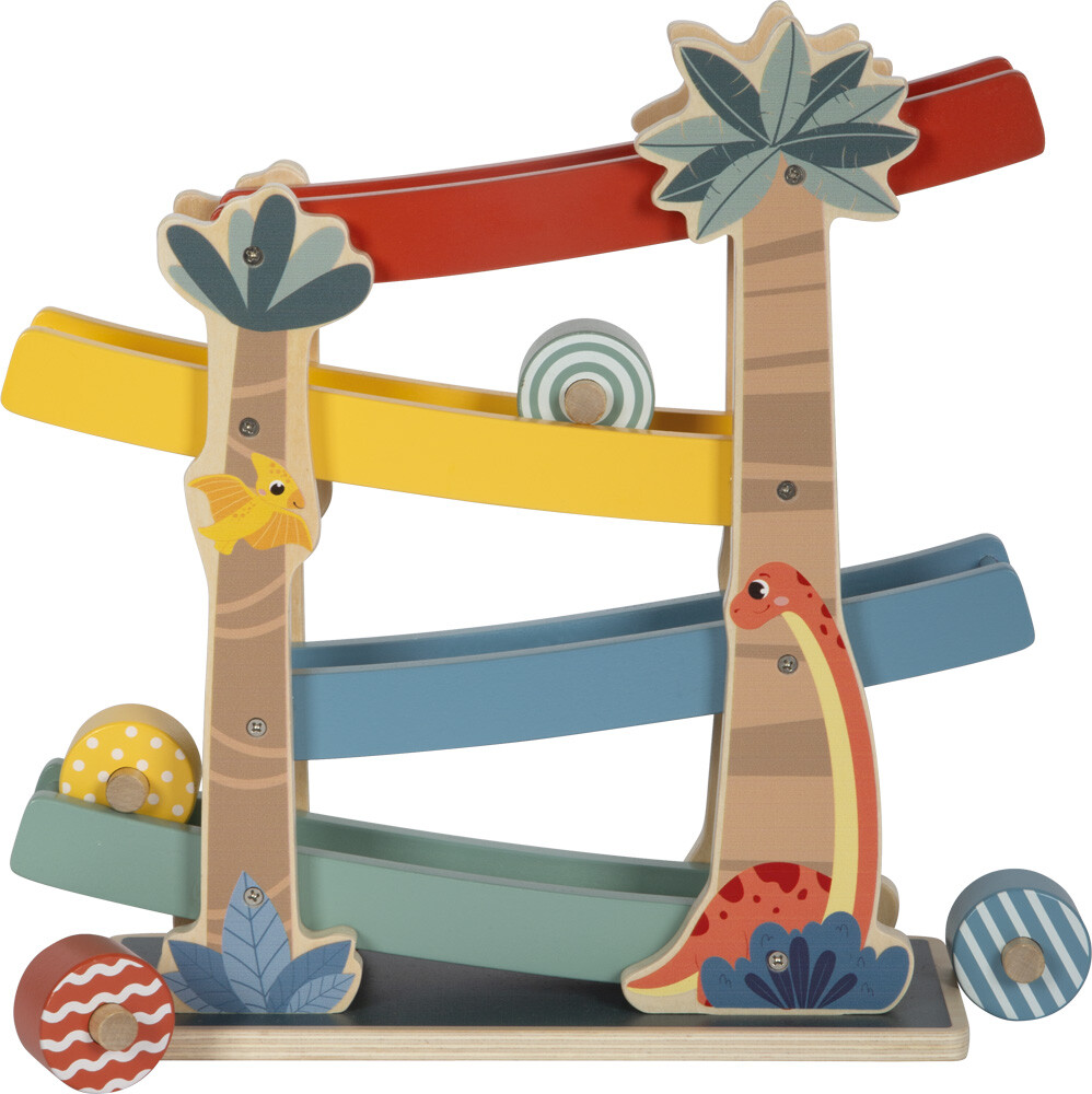 Small Foot - Kuglebane I Træ - Dinosaur