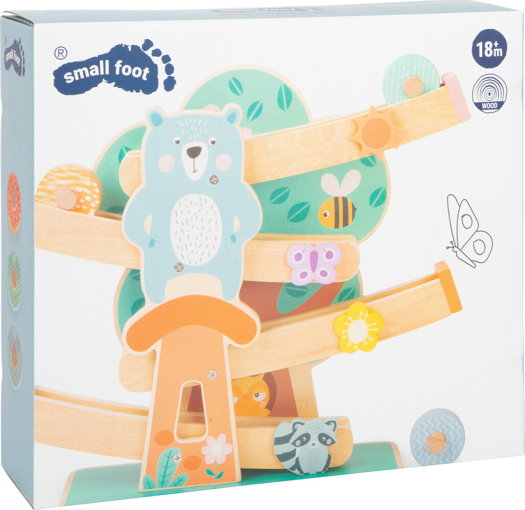 Small Foot - Kuglebane I Træ - Pastel