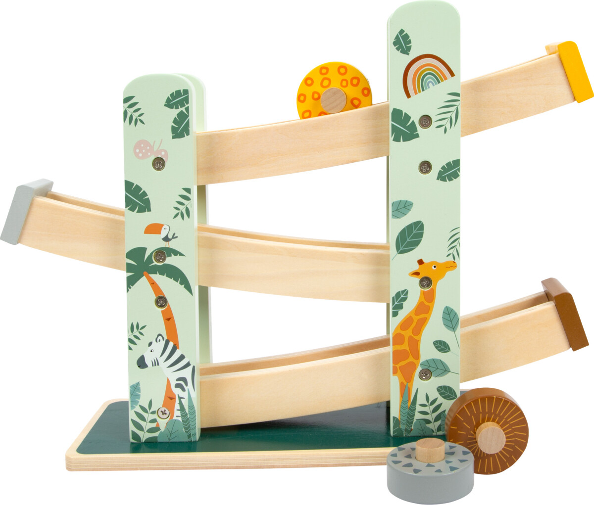 Kuglebane Legetøj Til Børn - Safari - Træ - Small Foot