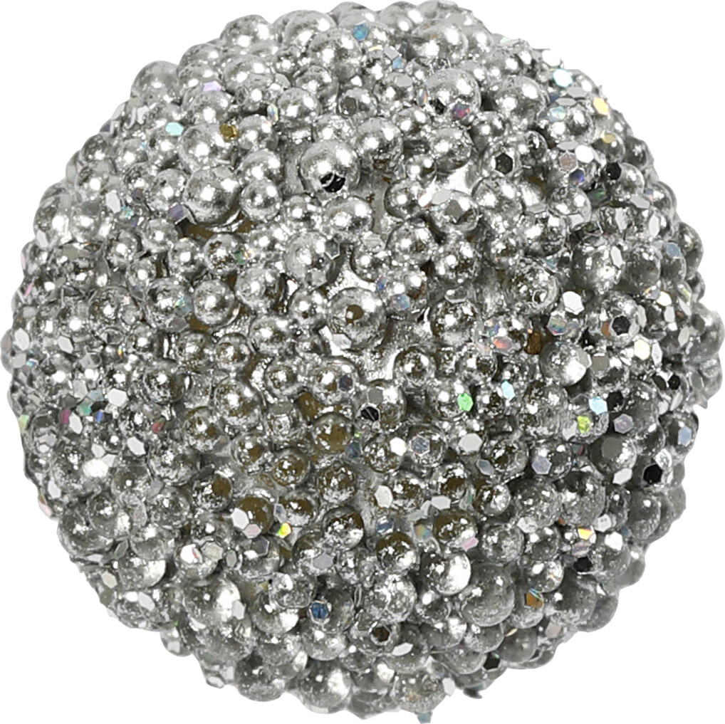 Kunstige Bær - Ø 15 Mm - Sølv - 12 Stk