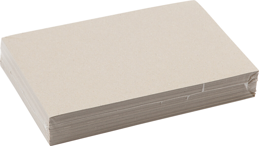 Kvistkarton - A4 - 225 G - Grå Brun - 125 Ark