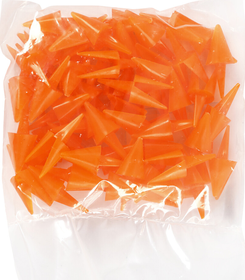 Kyllingenæb - L 30 Mm - Orange - 50 Stk