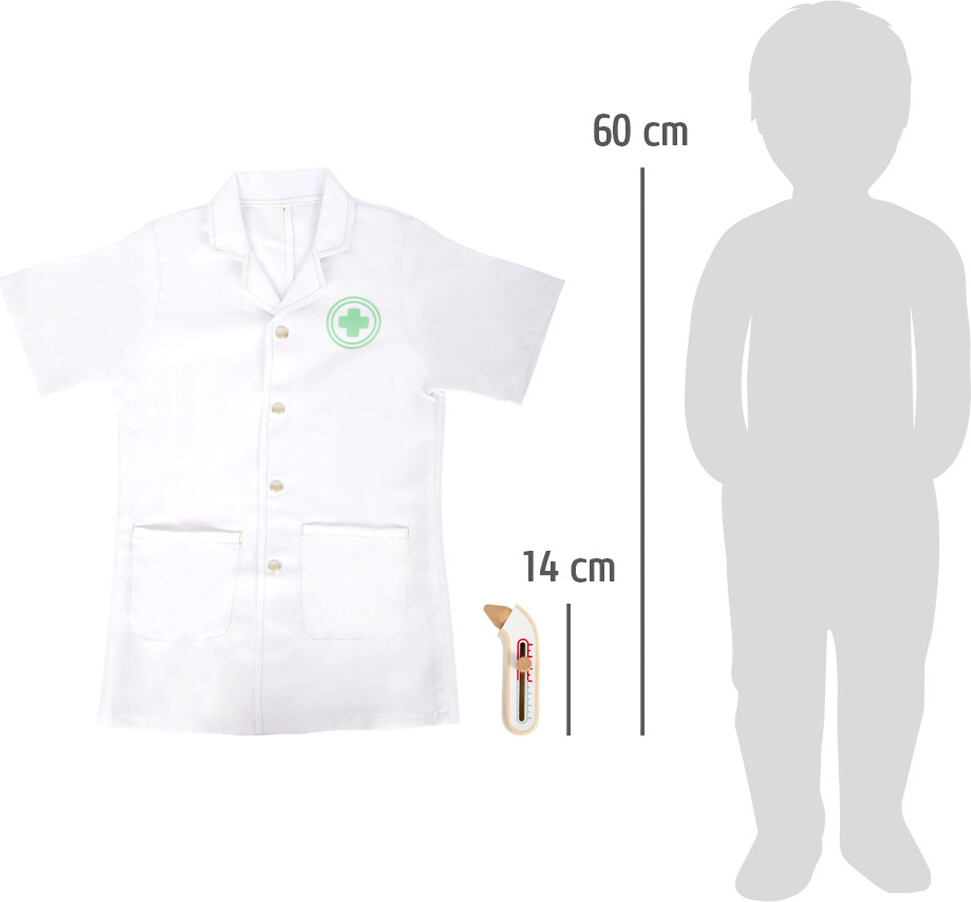 Lægesæt Til Børn - Inkl Kittel - Træ - Small Foot