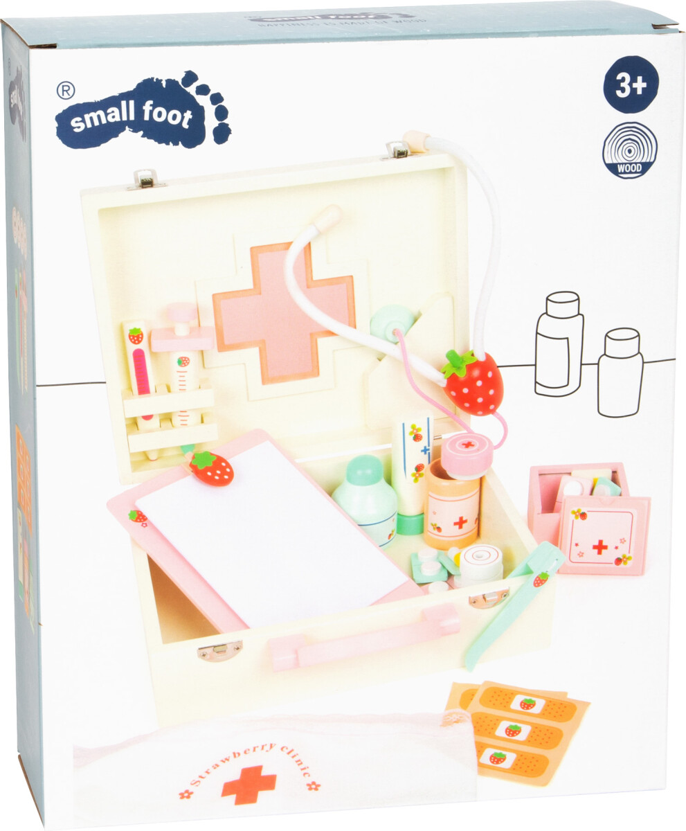 Lægesæt Til Børn - Træ - 22 Dele - Small Foot