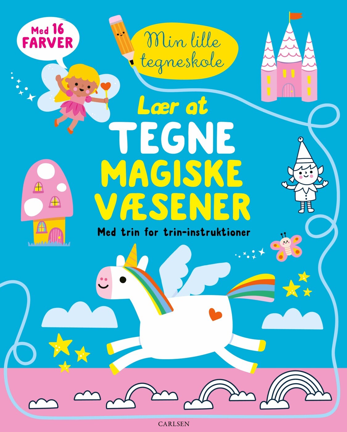 Lær At Tegne Magiske Væsener - Med Trin For Trin-Instruktioner