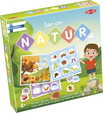 Lær Om Natur - Børnespil Fra Tactic