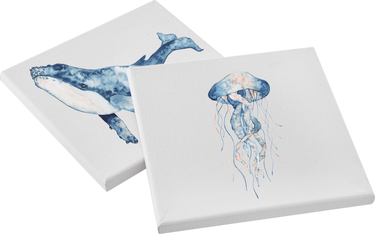 Malerlærreder - 20X20 Cm - Nassau - 2 Stk