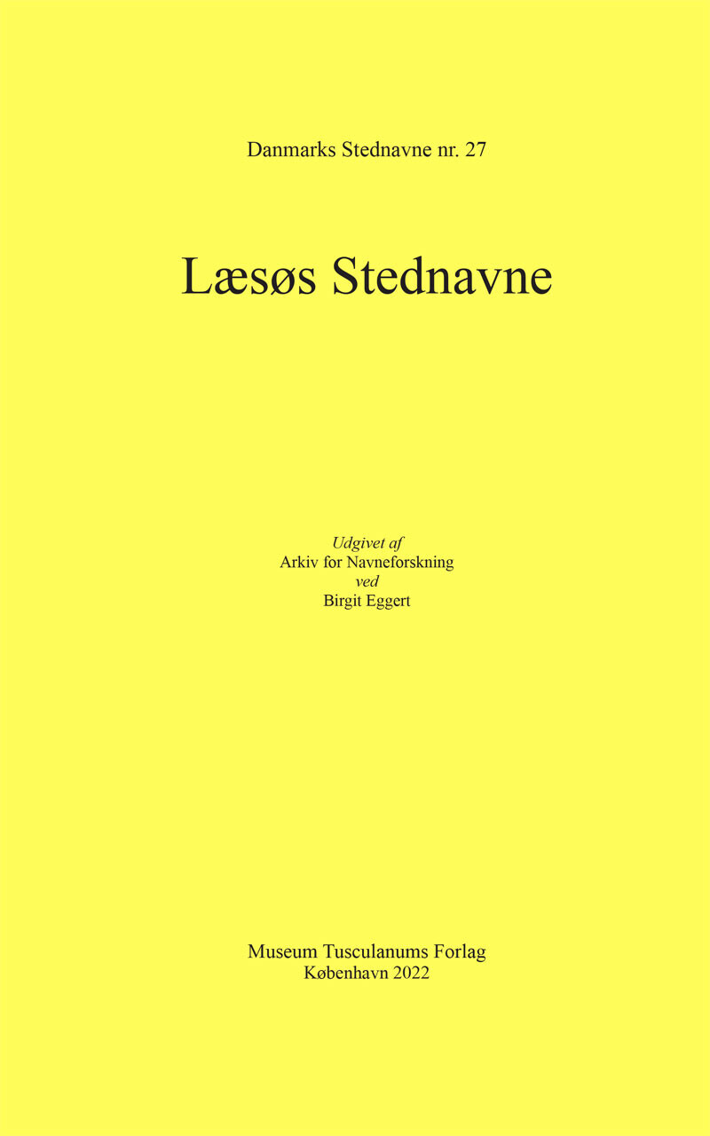 Læsøs Stednavne