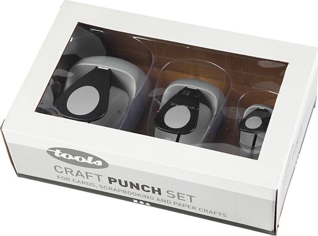 Lag-På-Lag Stansejernssæt - Æg - Str 25 50 76 Mm - 3 Stk