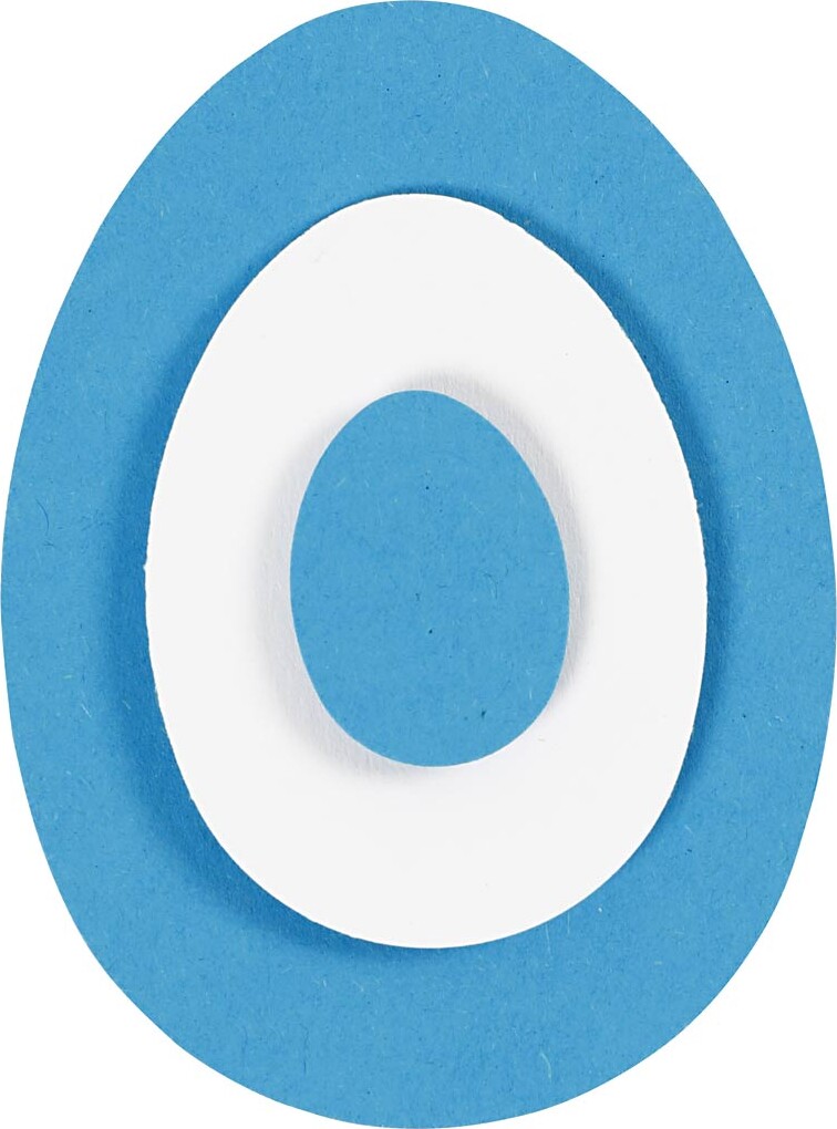 Lag-På-Lag Stansejernssæt - Æg - Str 25 50 76 Mm - 3 Stk