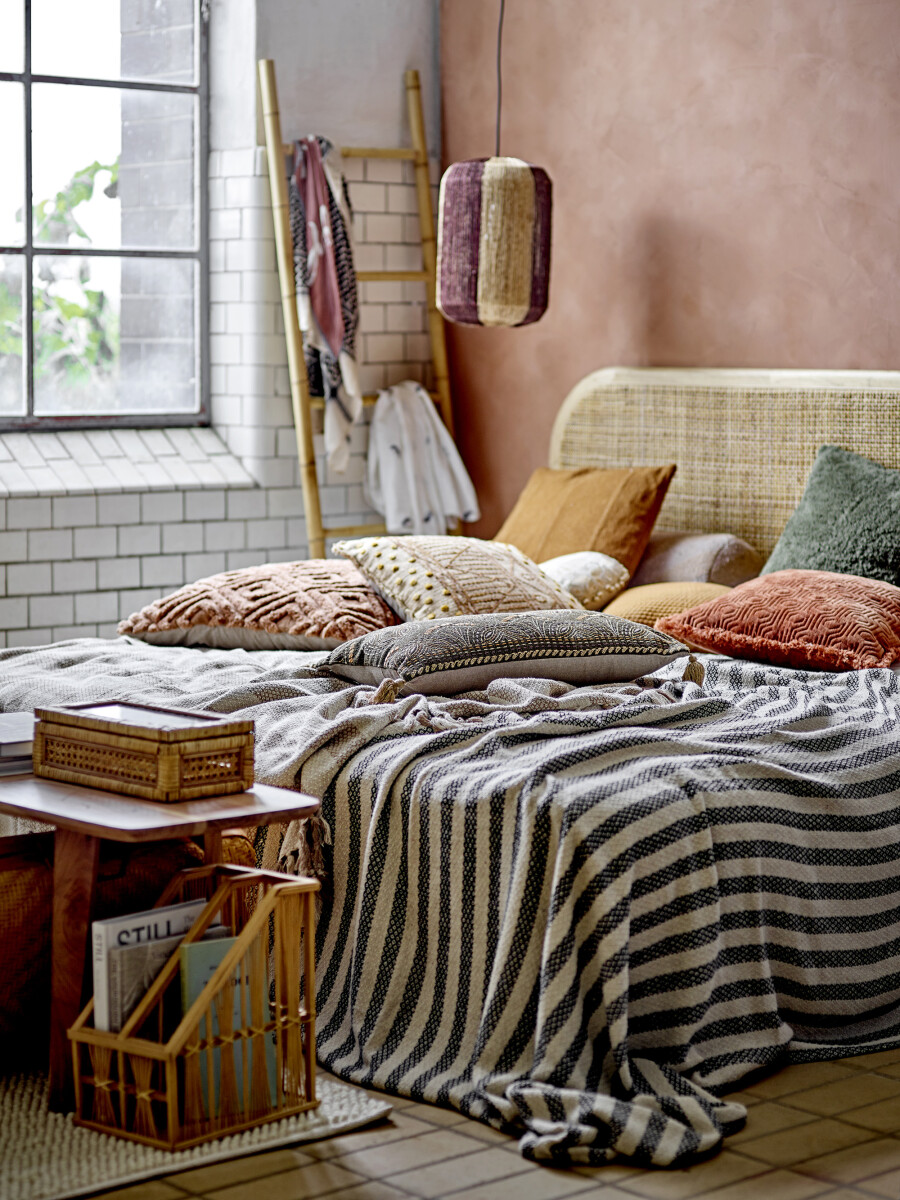 Bloomingville - Lally Æske Med Låg - Natur - Rattan - 2 Stk