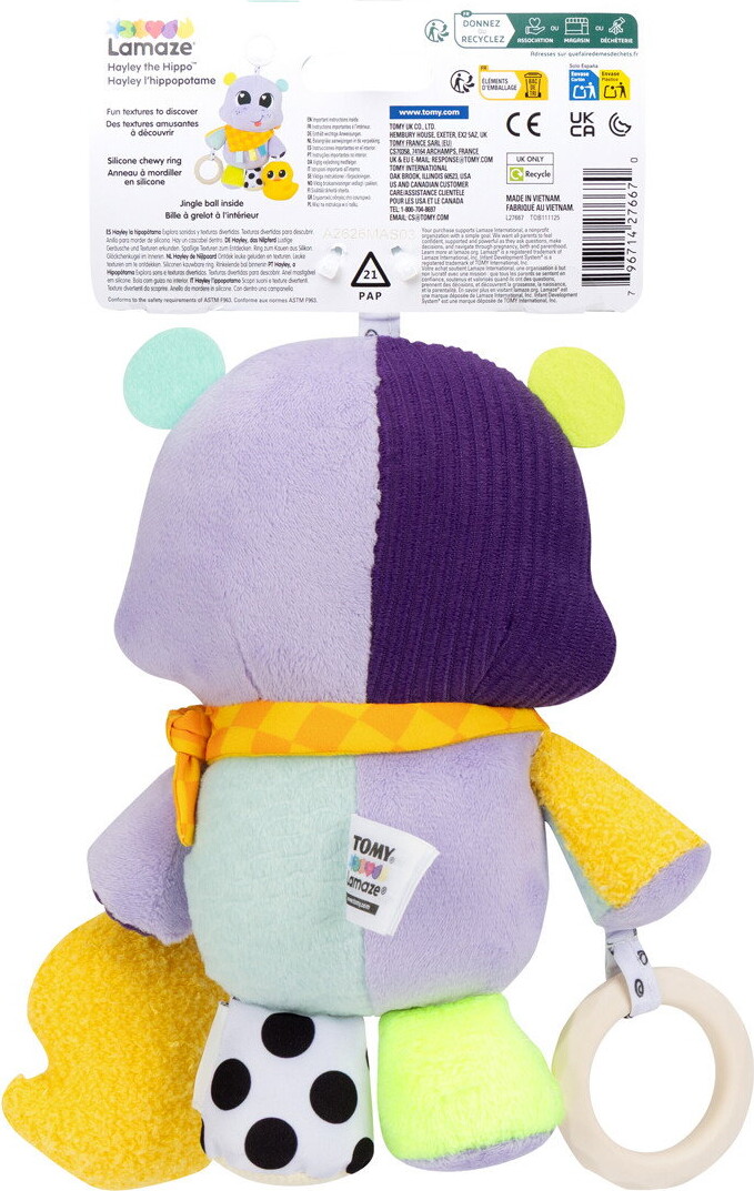 Lamaze - Hayley The Hippo Clip Go