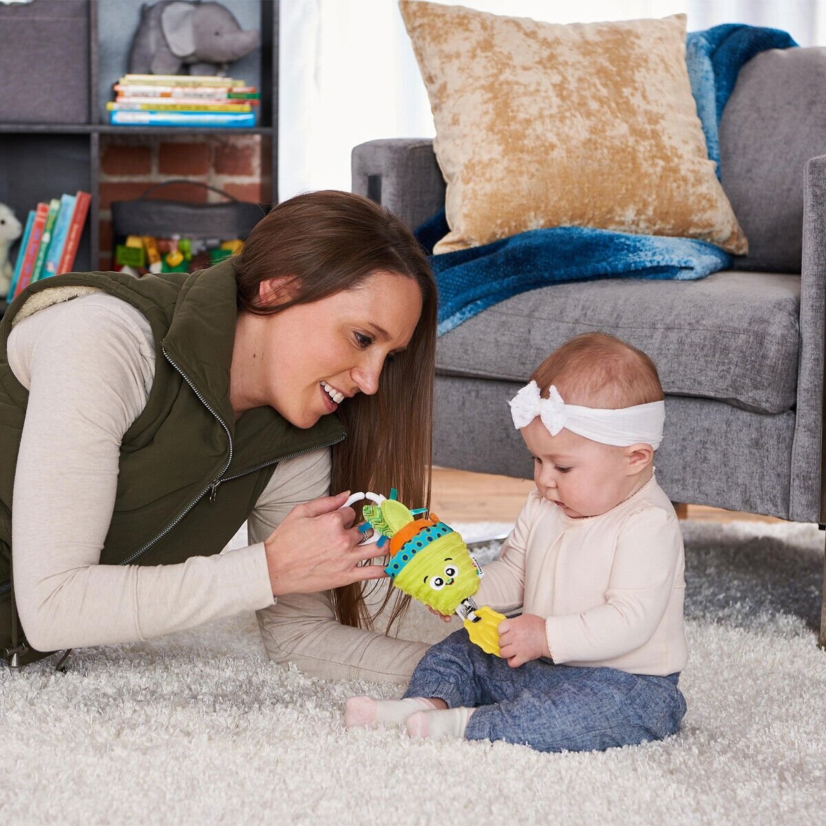 Lamaze - Mini Clip Go Gulerod