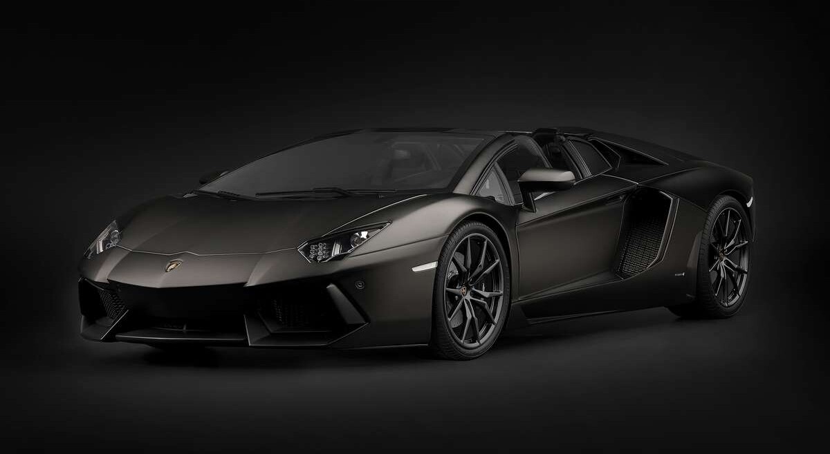 Pocher - Lamborghini Aventador Lp700-4 Roadster Nero Nemesi - 1 8 - Hk121F