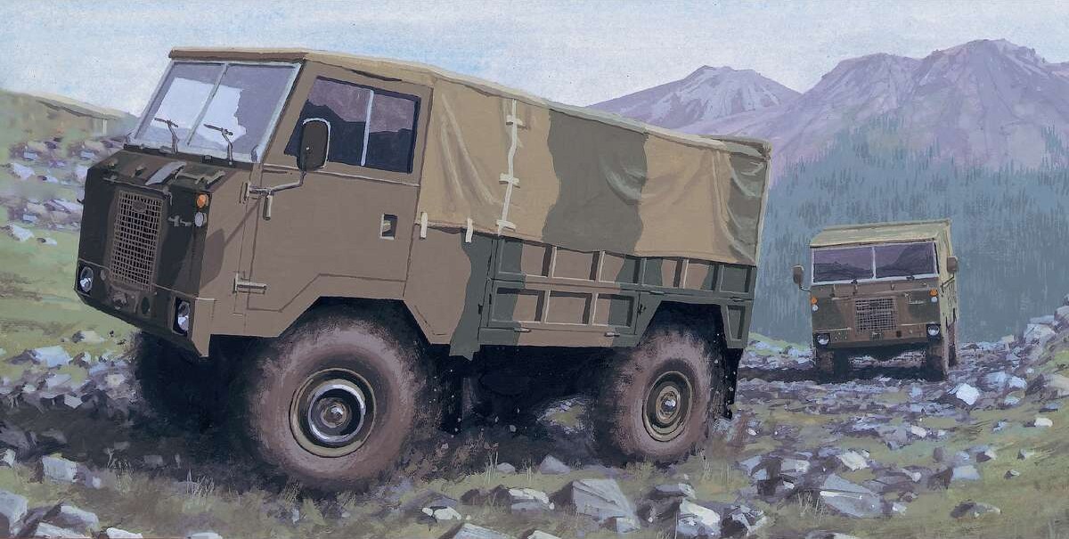 Airfix A02331 - Land Rover 1 Tonne Fc Truck Gs Body - 1 76