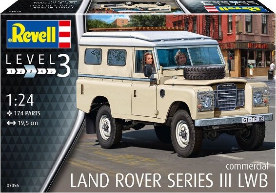 Revell - Land Rover Series Iii Lwb Modelbil Byggesæt - 07056