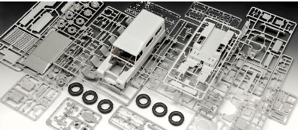 Revell - Land Rover Series Iii Lwb Modelbil Byggesæt - 07056