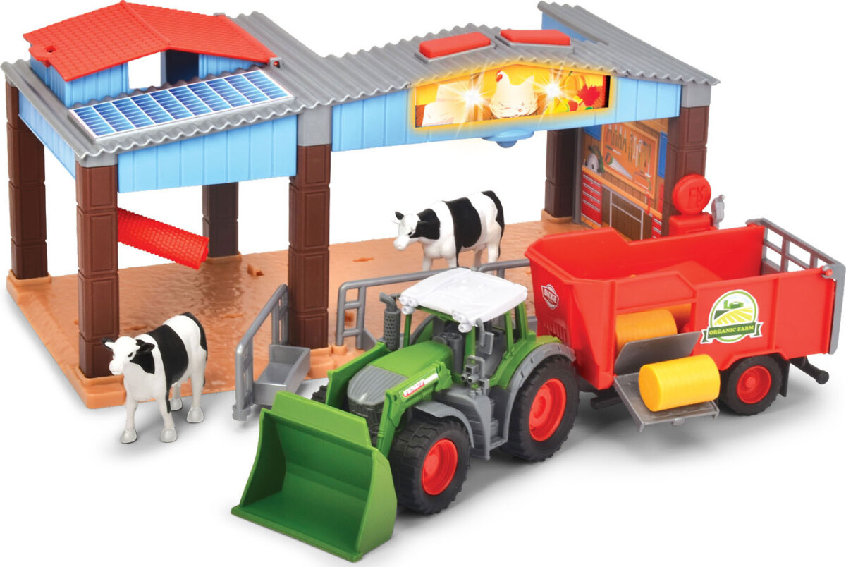 Bondegård Legetøj Sæt Med Traktor - Dickie Toys