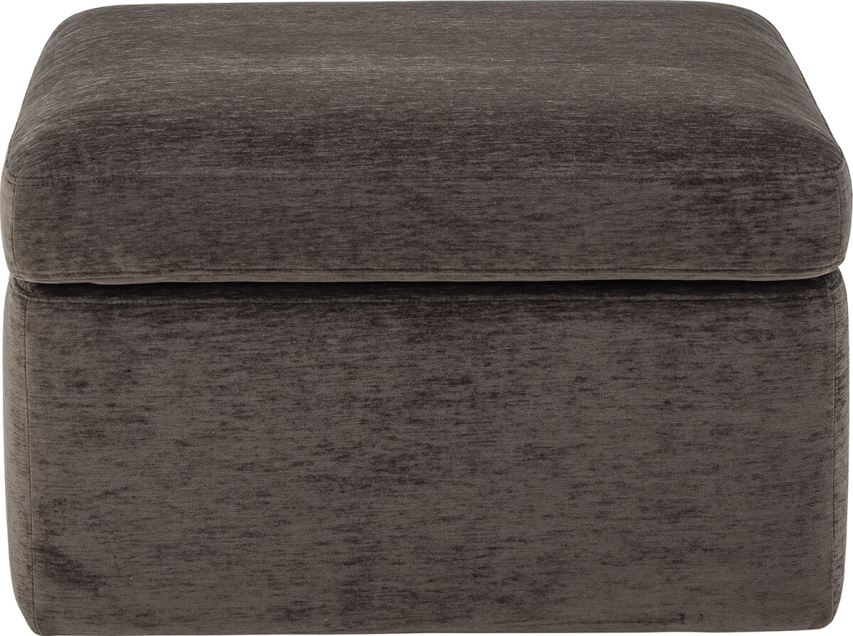 Bloomingville - Lanna Puf - Firkantet - Brun - Polyester