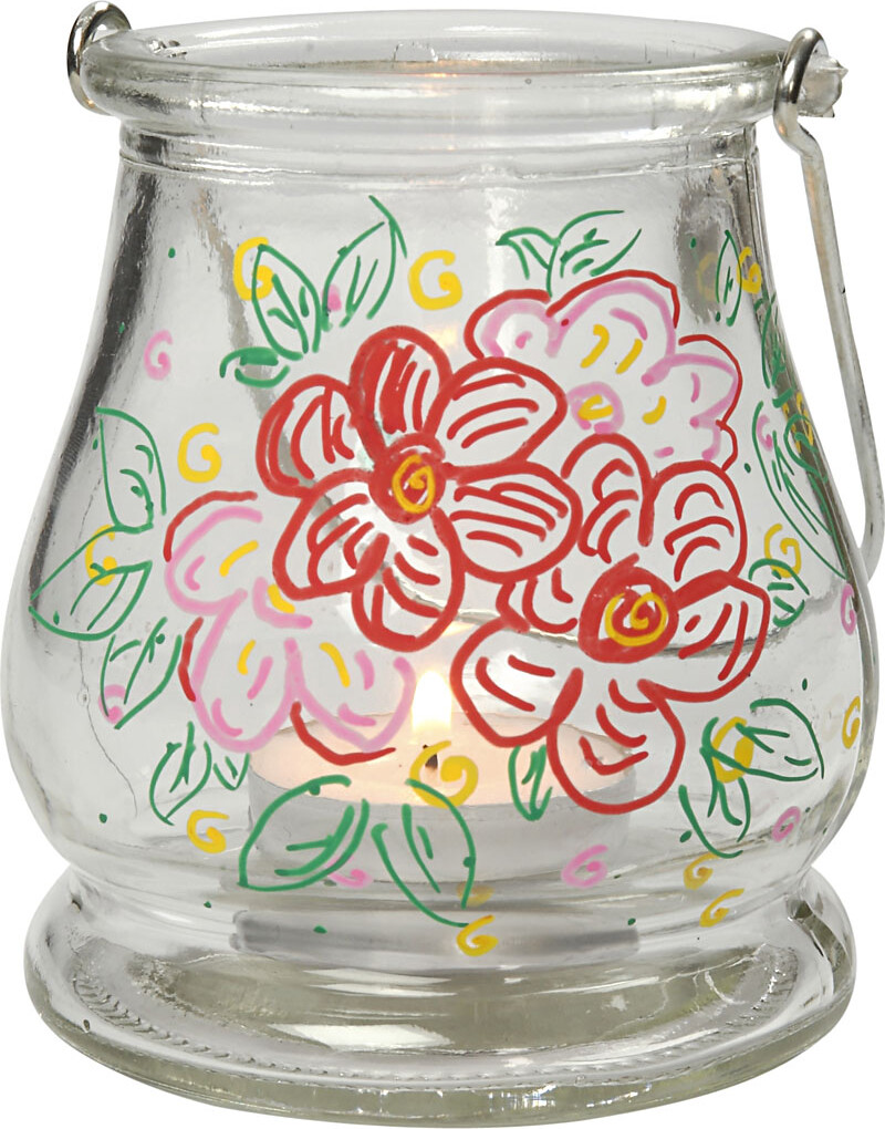 Lanterne - H 10 Cm - Ø 9 Cm - 12 Stk