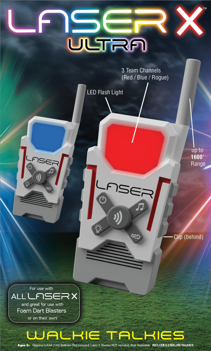 Laser X - Walkie Talkies 2 Stk
