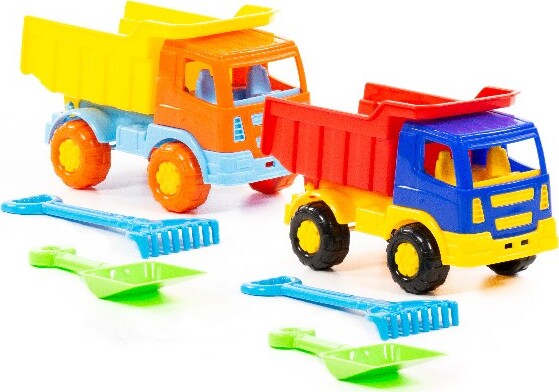 Legetøjs Lastbil Med Skovl Og Rive - Polesie - Assorteret