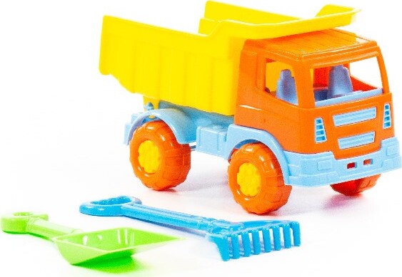 Legetøjs Lastbil Med Skovl Og Rive - Polesie - Assorteret
