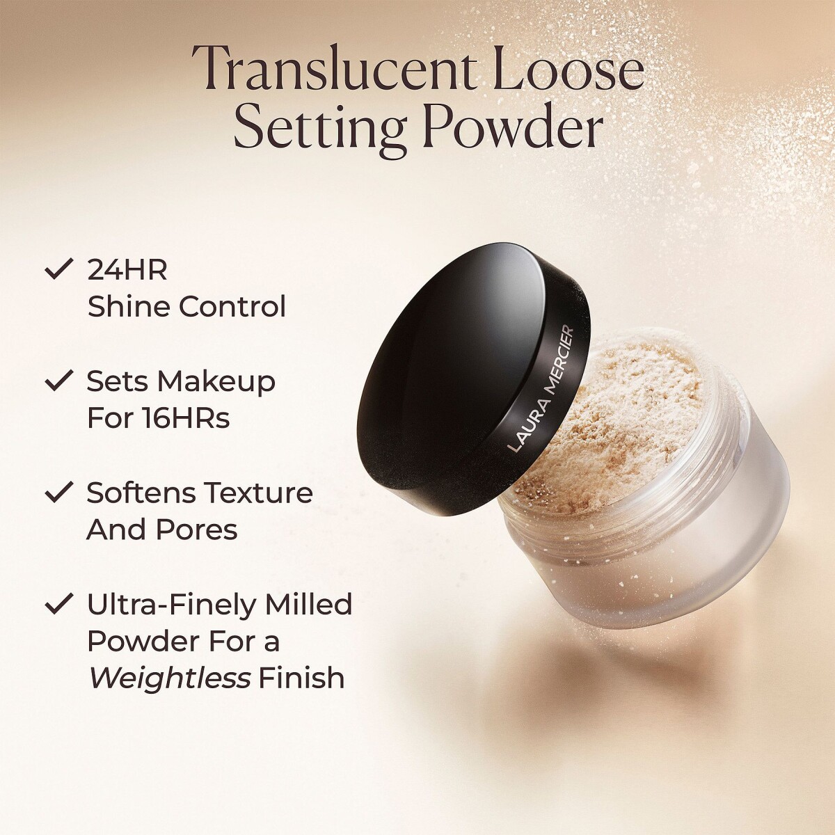 Laura Mercier Translucent Loose Setting Powder - Travel Size 9 3 G