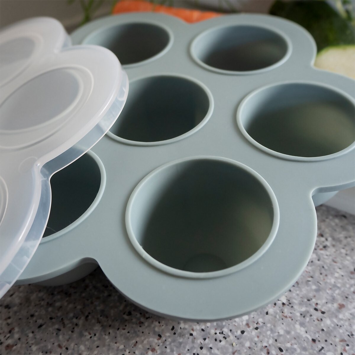 Le Toft - Fryseboks Babymad - Grøn - 75 Ml Per Rum