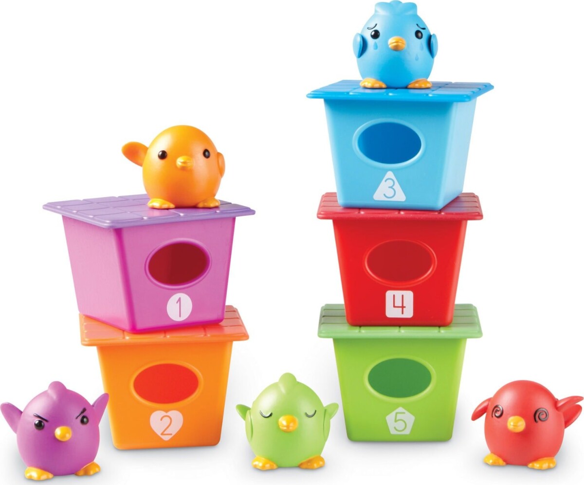 Learning Resources - Lær Om Tal Og Farver - Aktivitetssæt M Fugle