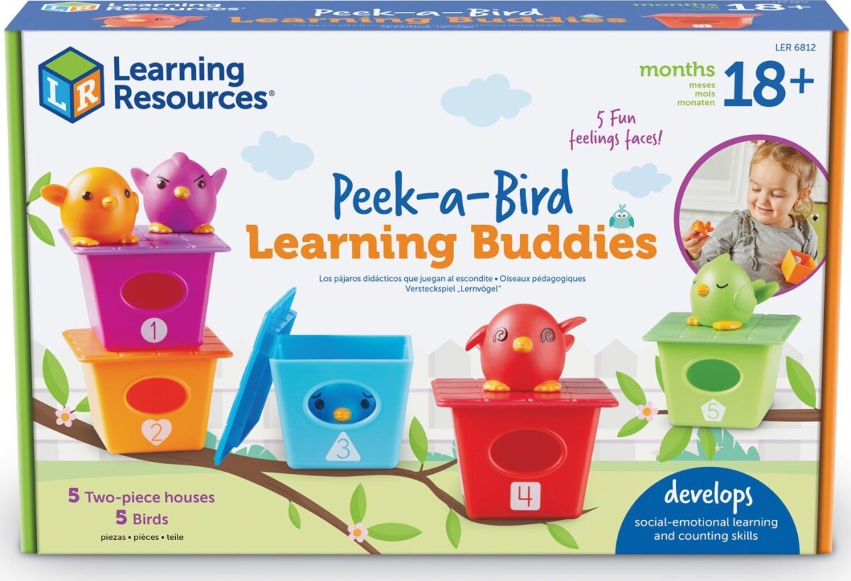 Learning Resources - Lær Om Tal Og Farver - Aktivitetssæt M Fugle