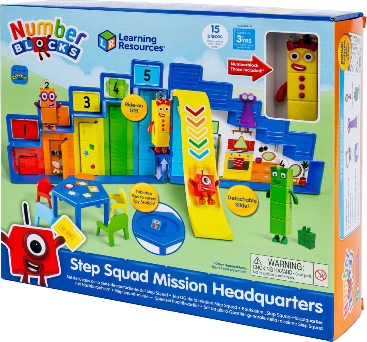 Learning Resources - Numberblocks - Aktivitetssæt M Hovedkvarter