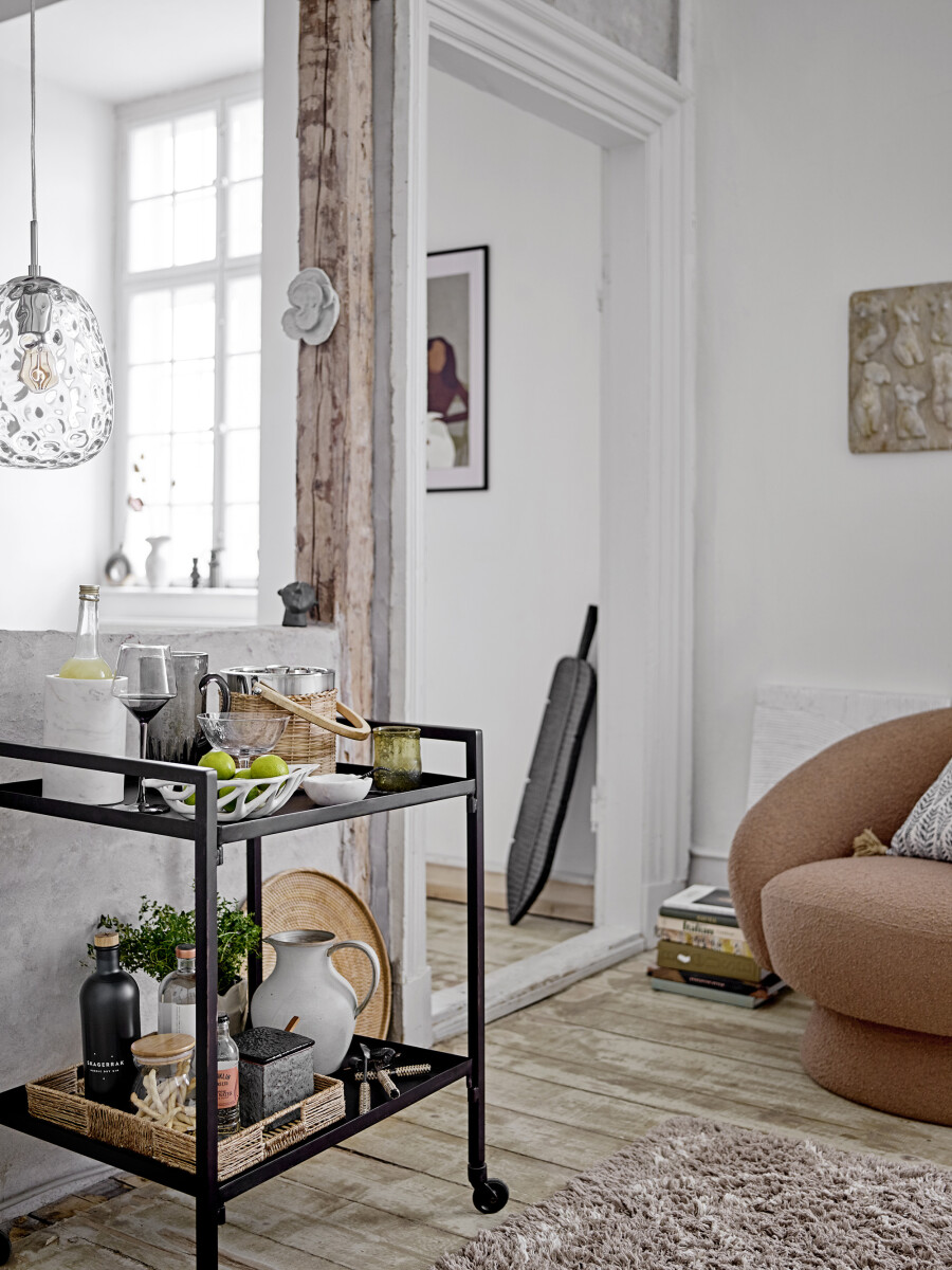 Bloomingville - Lecia Serveringsbakke - Natur - Jute - Flet - 3 Stk