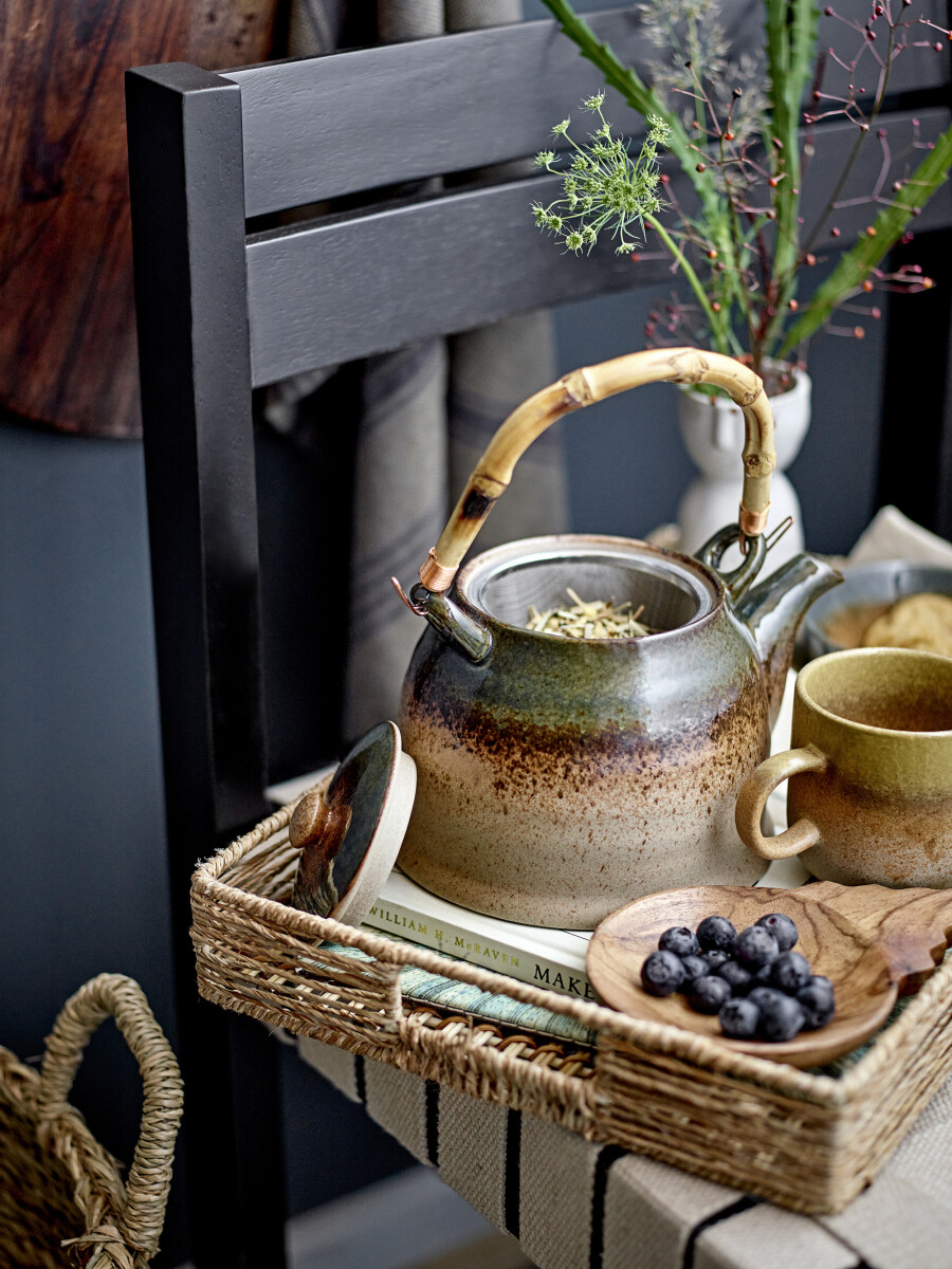 Bloomingville - Lecia Serveringsbakke - Natur - Jute - Flet - 3 Stk