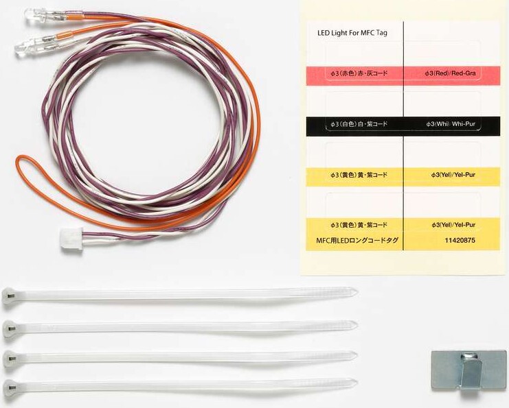 Led Light For Mfc 3 White 1 100Mm - 56550 - Tamiya