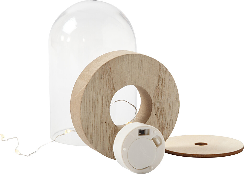 Led Lyskæde - L 27 Cm - Sølv - 1 Stk