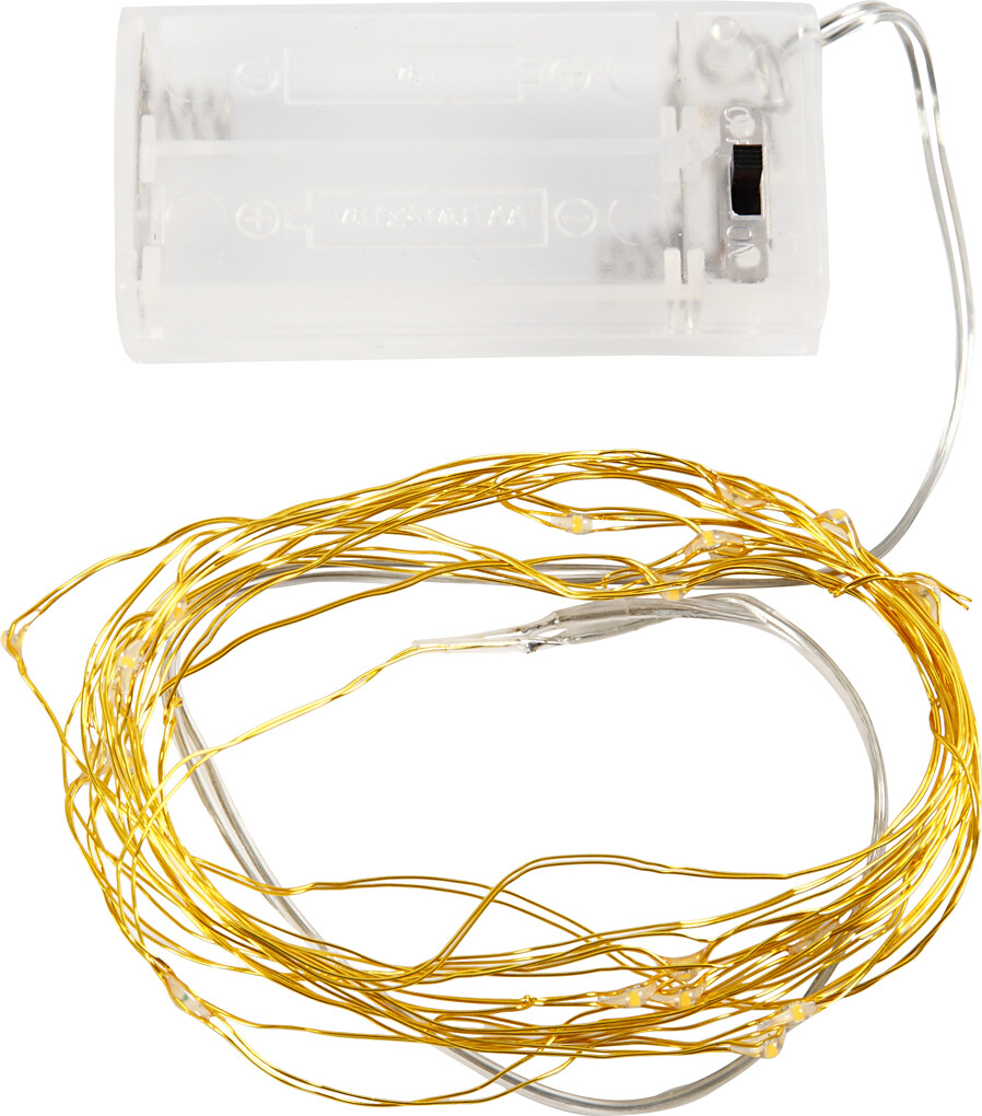 Led Lyskæde - L 3 15 M - Guld - 1 Stk