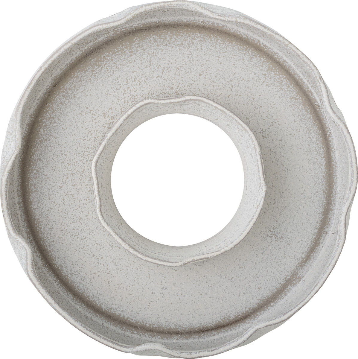 Bloomingville - Leda Serveringsfad - Grå - Stentøj Keramik