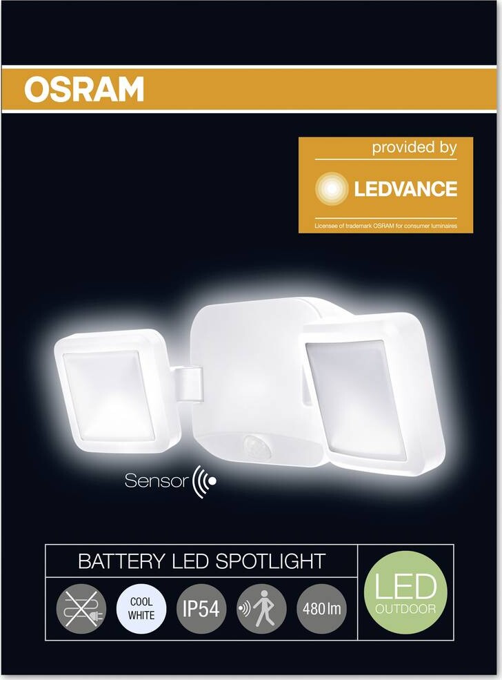 Ledvance - Battery Led Spot Double - Oplys Dit Rum Overalt
