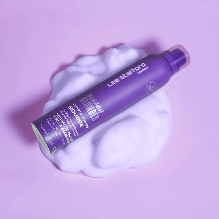 Lee Stafford - Bleach Blondes Purple Toning Mousse - 200 Ml