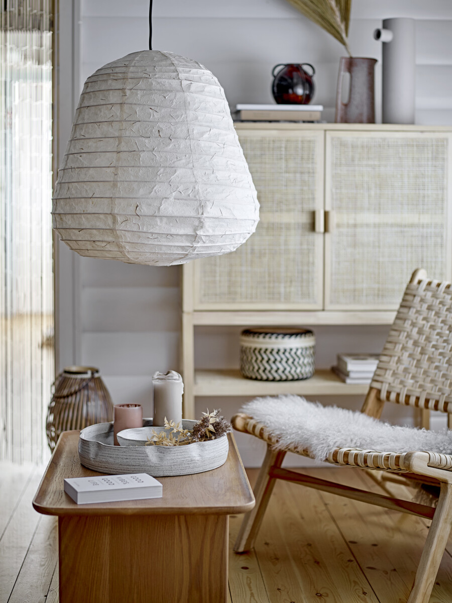 Bloomingville - Leena Pendel Lampe - Natur - Papir