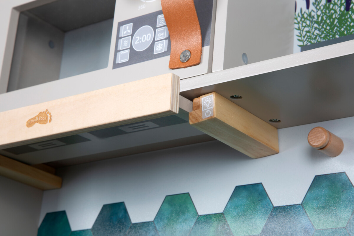 Small Foot - Tasty Legekøkken Inkl Tilbehør - Lys Og Lyd - Træ