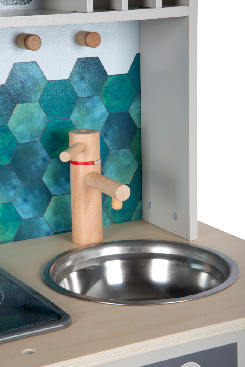 Small Foot - Tasty Legekøkken Inkl Tilbehør - Lys Og Lyd - Træ