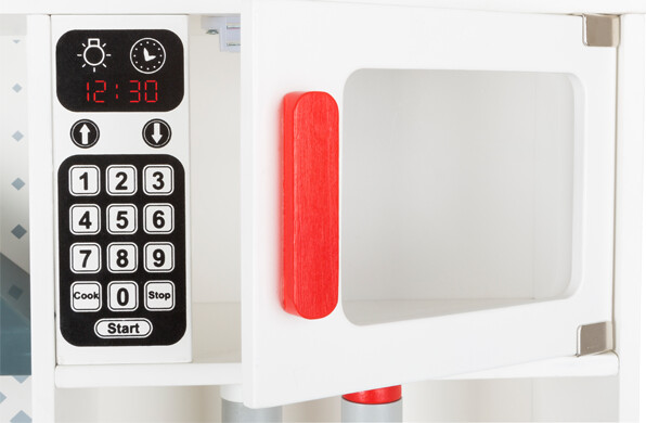 Legekøkken Med Lyd Og Lys - Inkl Tilbehør - Træ - Small Foot