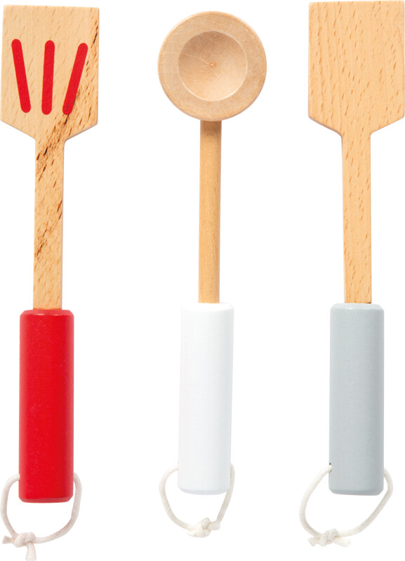 Legekøkken Med Lyd Og Lys - Inkl Tilbehør - Træ - Small Foot