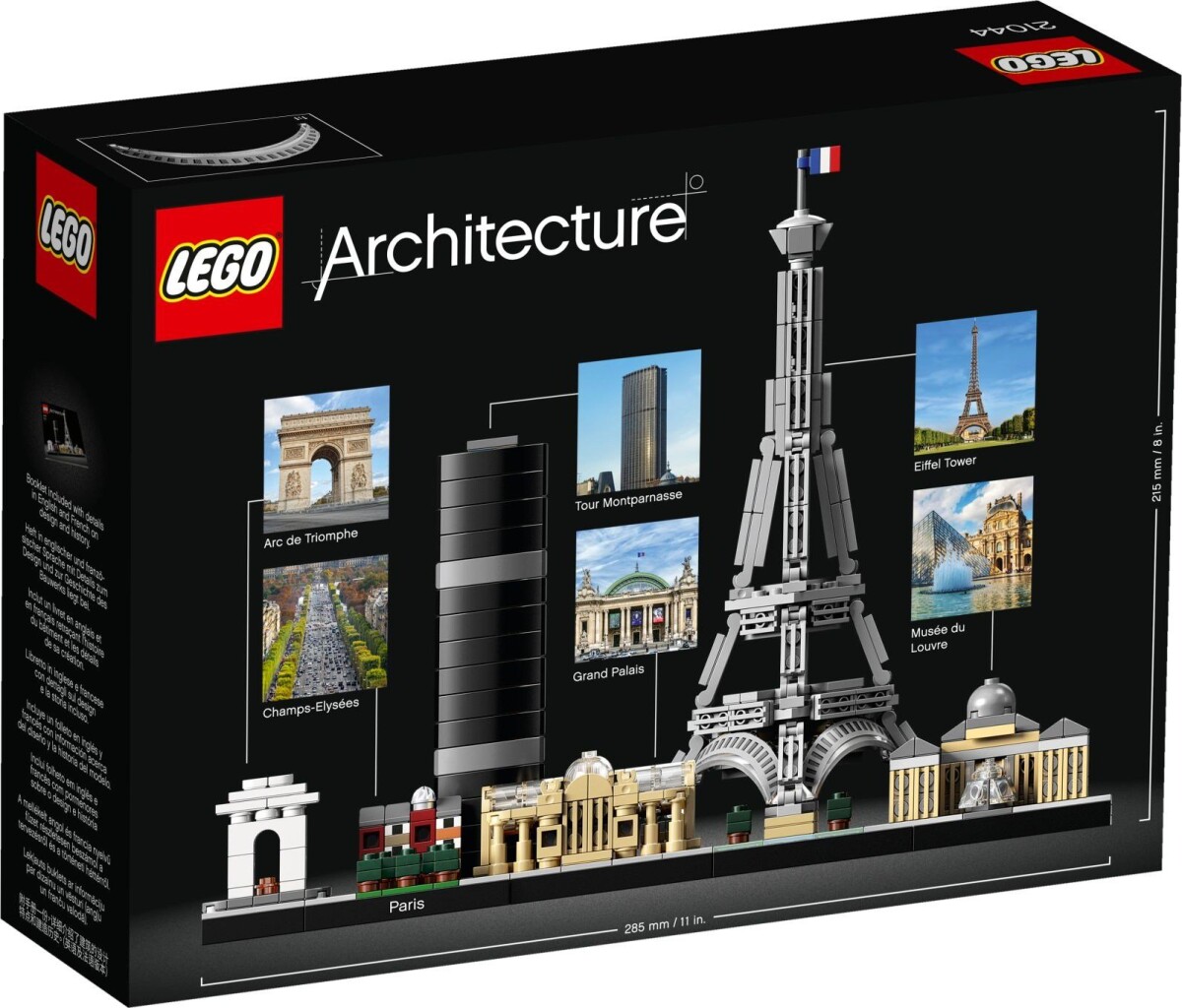 Lego - Paris Med Eiffeltårnet - 21044 | Se tilbud køb på Gucca.dk
